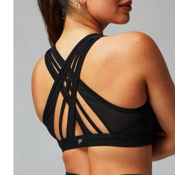 Fabletics NEW Faye High Impact Black Sports Bra Size Small - Picture 1 of 8